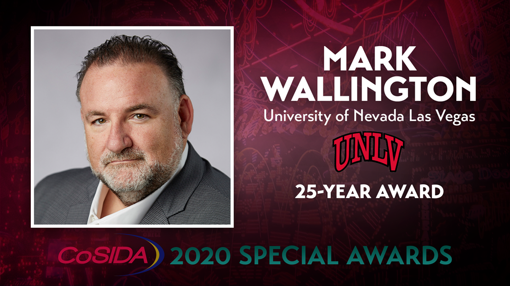 2020 Special Awards Salute: Mark Wallington (UNLV), CoSIDA 25-Year Award